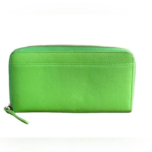 Kate Spade Spencer Zip Around Green Jay - Picture 2 of 2